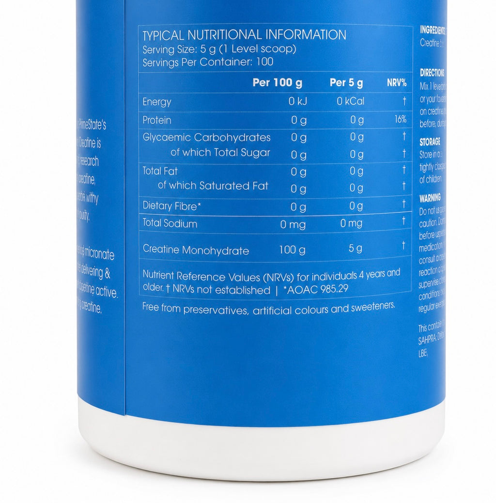Creatine Monohydrate | 100 Servings | 500g